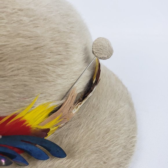 VINTAGE BEST & CO. FIFTH AVE NY ZIRGARA LADIES HAT - Picture 3 of 9